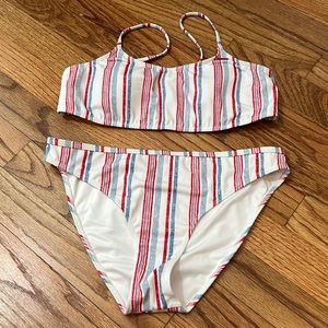 stripe bikini